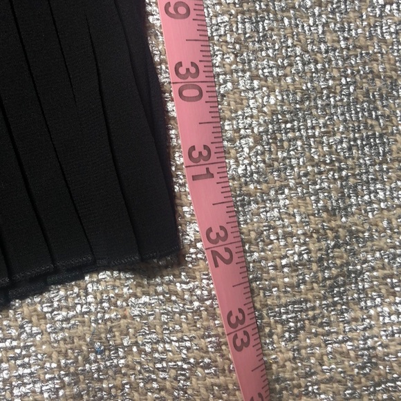 IRIS & INK BLACK/BLUE PLEATED SKIRT - Picture 7 of 7